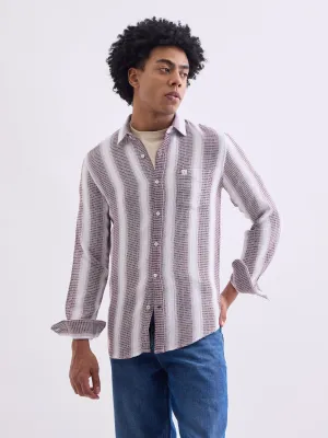 Blue Striped Slim Fit Shirt