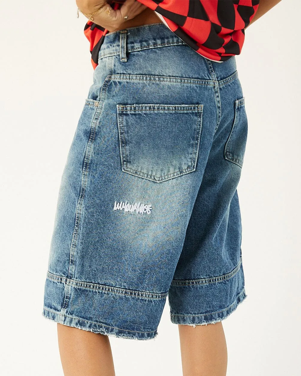 Blue Washed Jorts