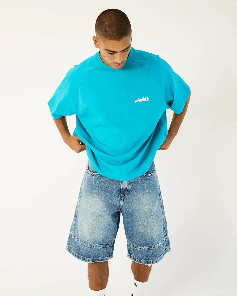 Blue Washed Jorts