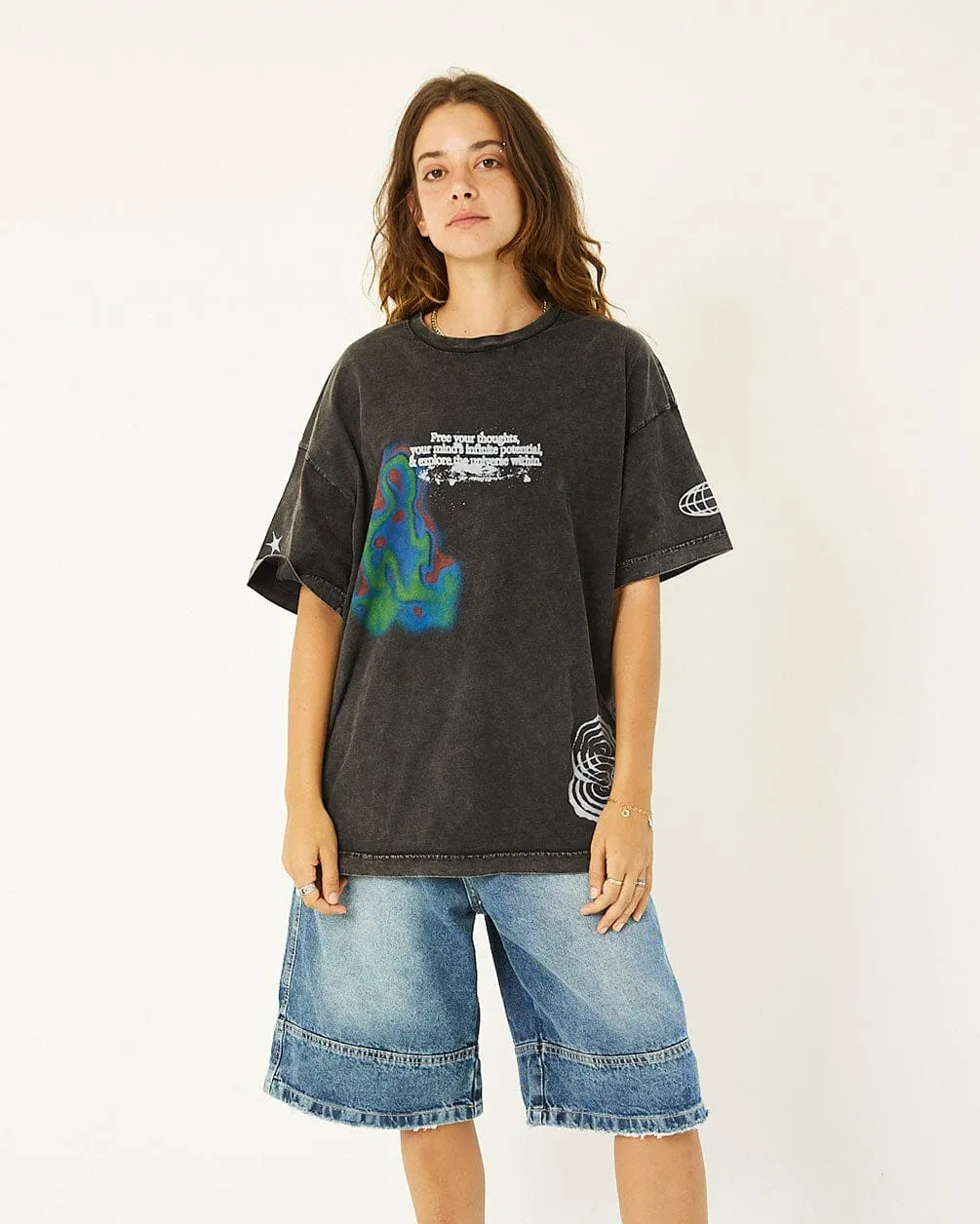 Blue Washed Jorts