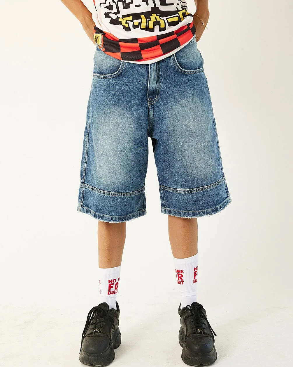Blue Washed Jorts