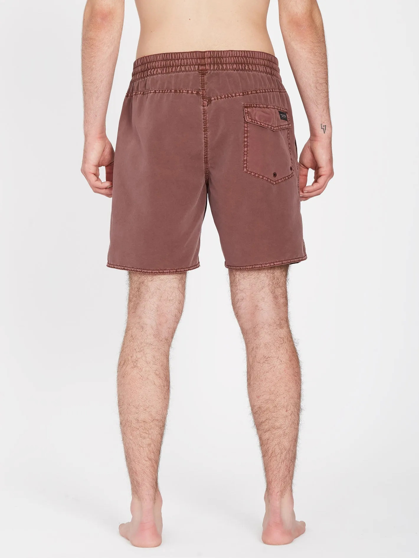 Boardshort Center 17" - BORDEAUX BROWN