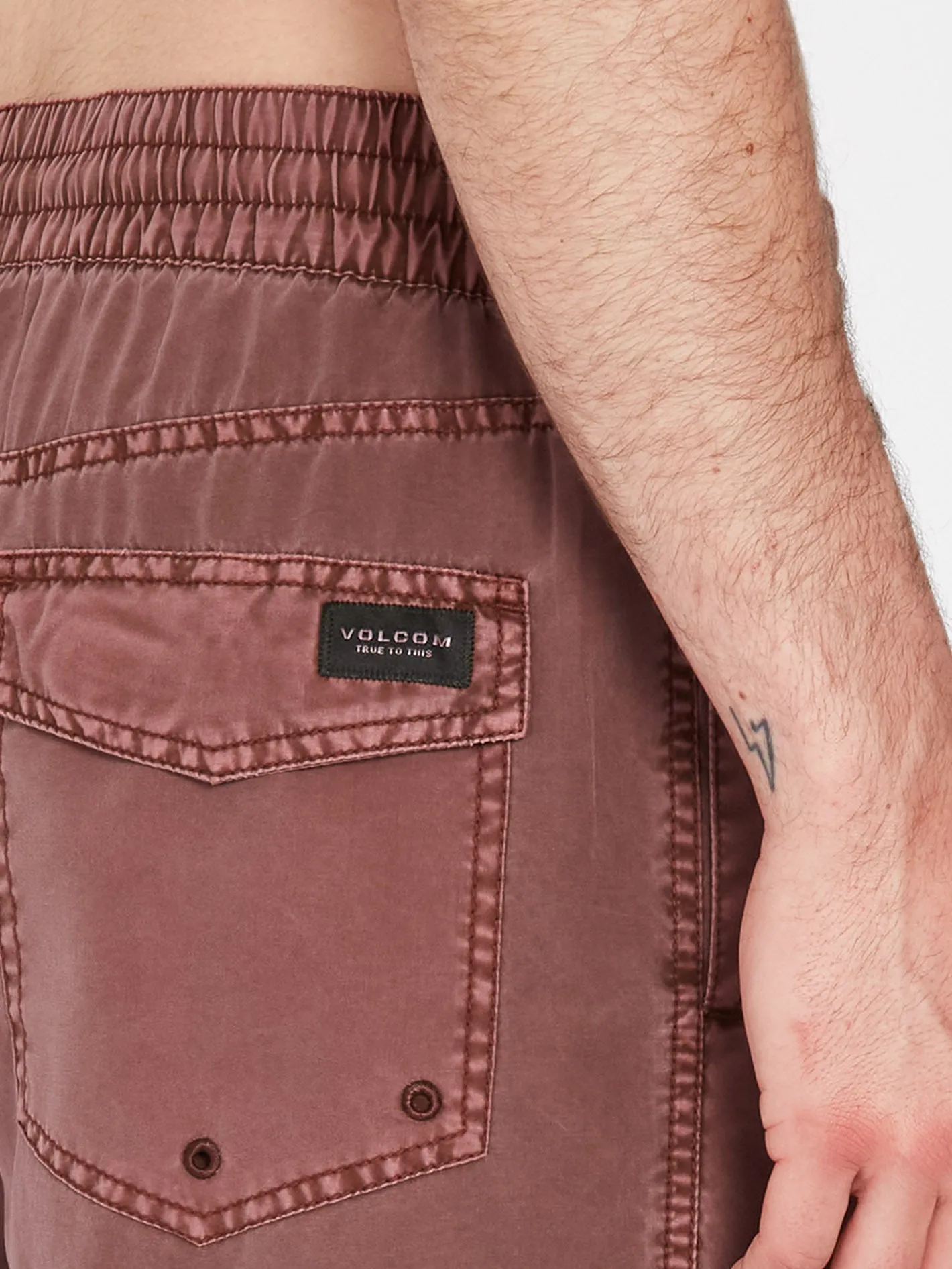 Boardshort Center 17" - BORDEAUX BROWN