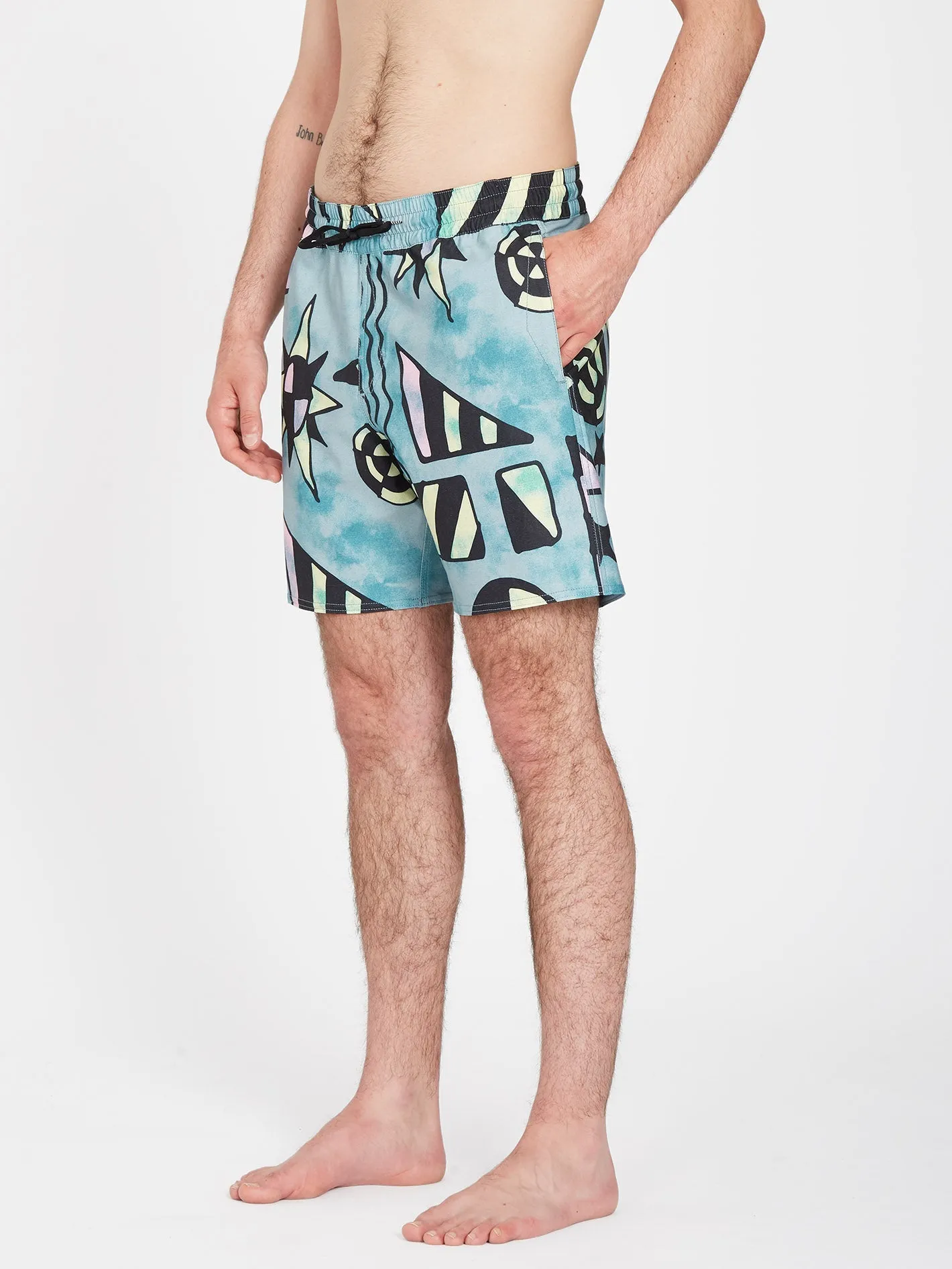 Boardshort Chlorine Killer Stoney 17" - TEMPLE TEAL