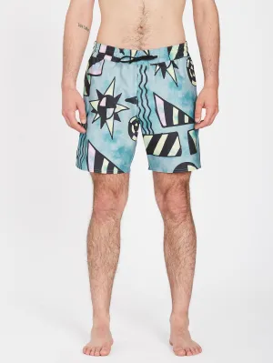 Boardshort Chlorine Killer Stoney 17" - TEMPLE TEAL