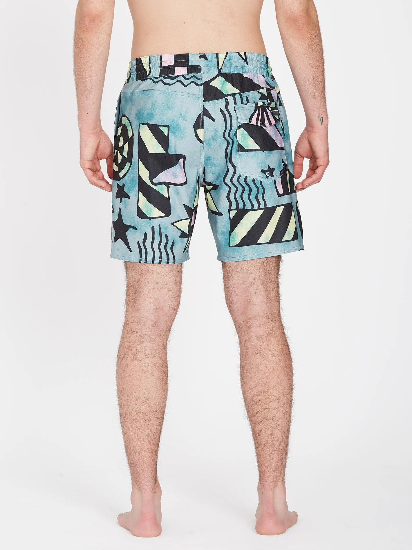 Boardshort Chlorine Killer Stoney 17" - TEMPLE TEAL