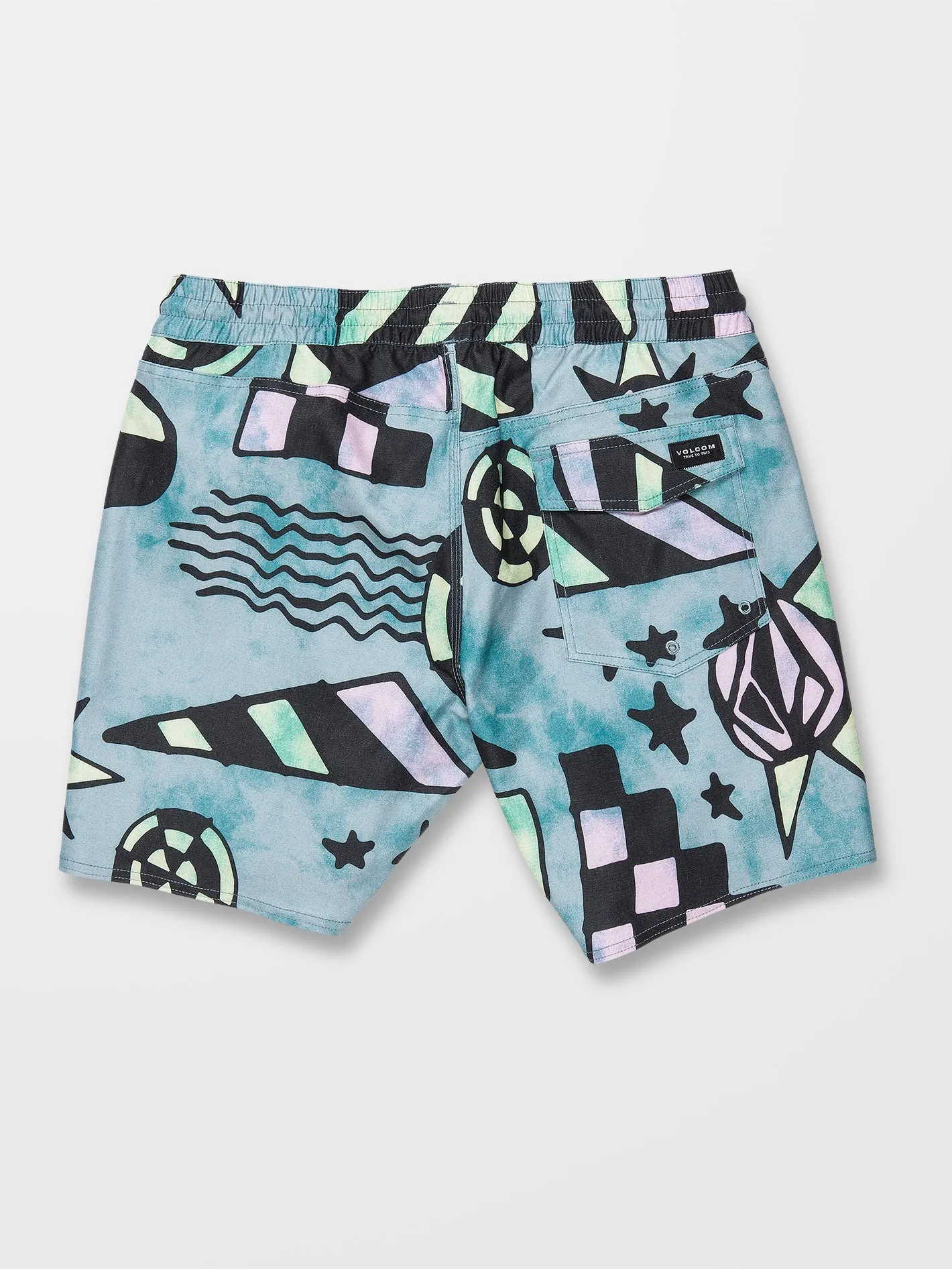 Boardshort Chlorine Killer Stoney 17" - TEMPLE TEAL