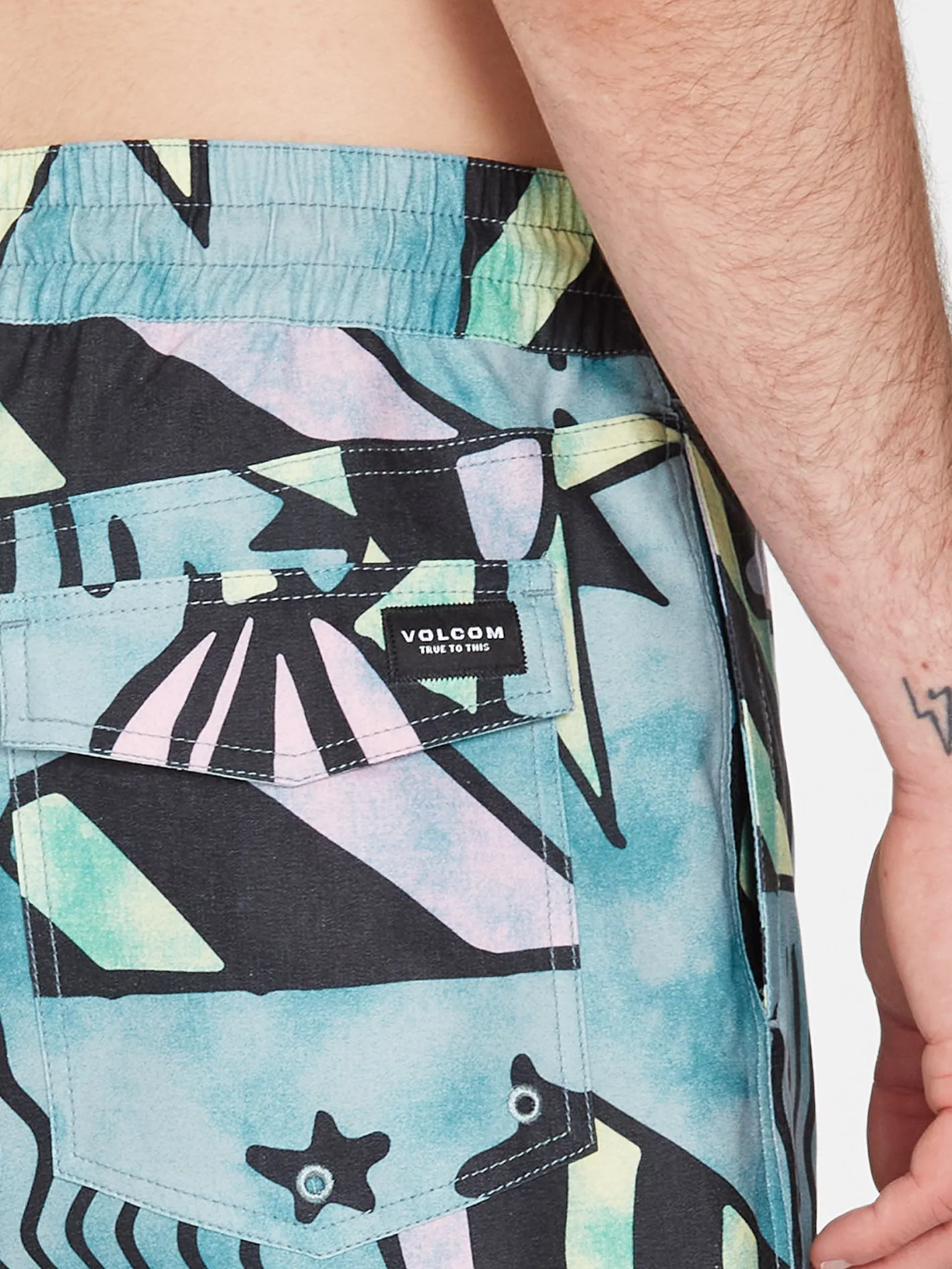 Boardshort Chlorine Killer Stoney 17" - TEMPLE TEAL