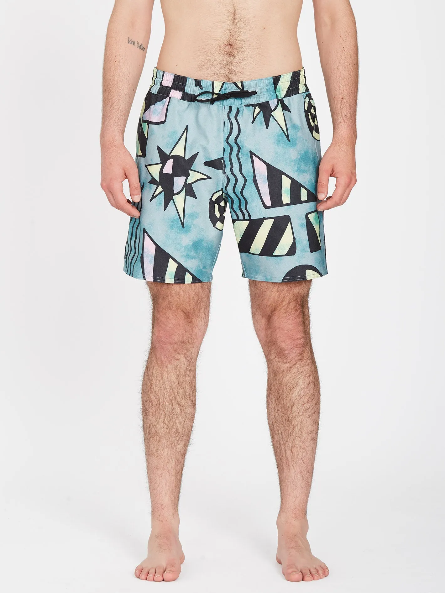 Boardshort Chlorine Killer Stoney 17" - TEMPLE TEAL