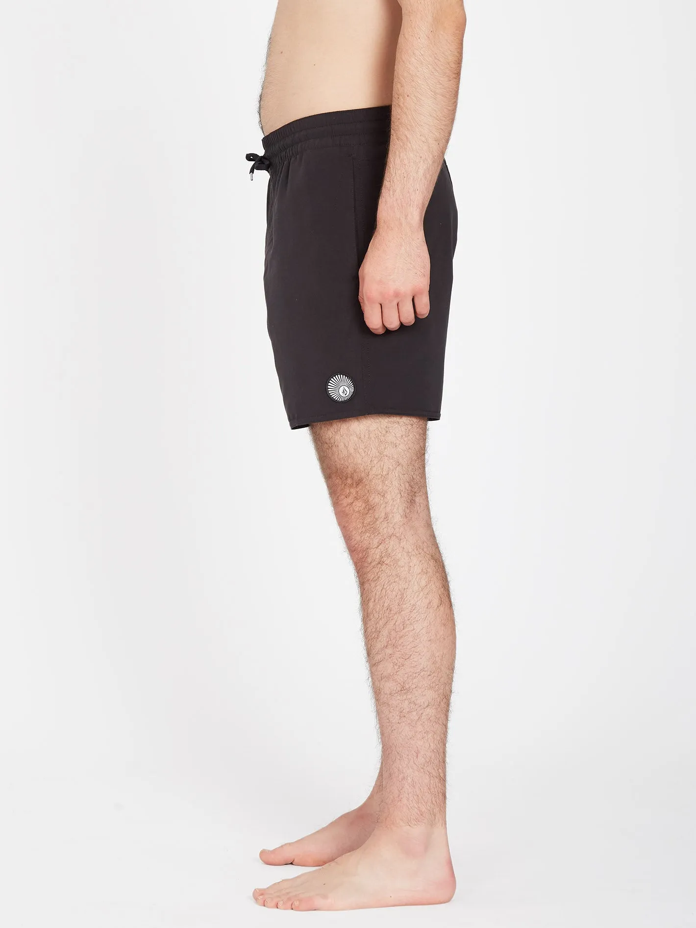 Boardshort Lido Solid 16" - BLACK