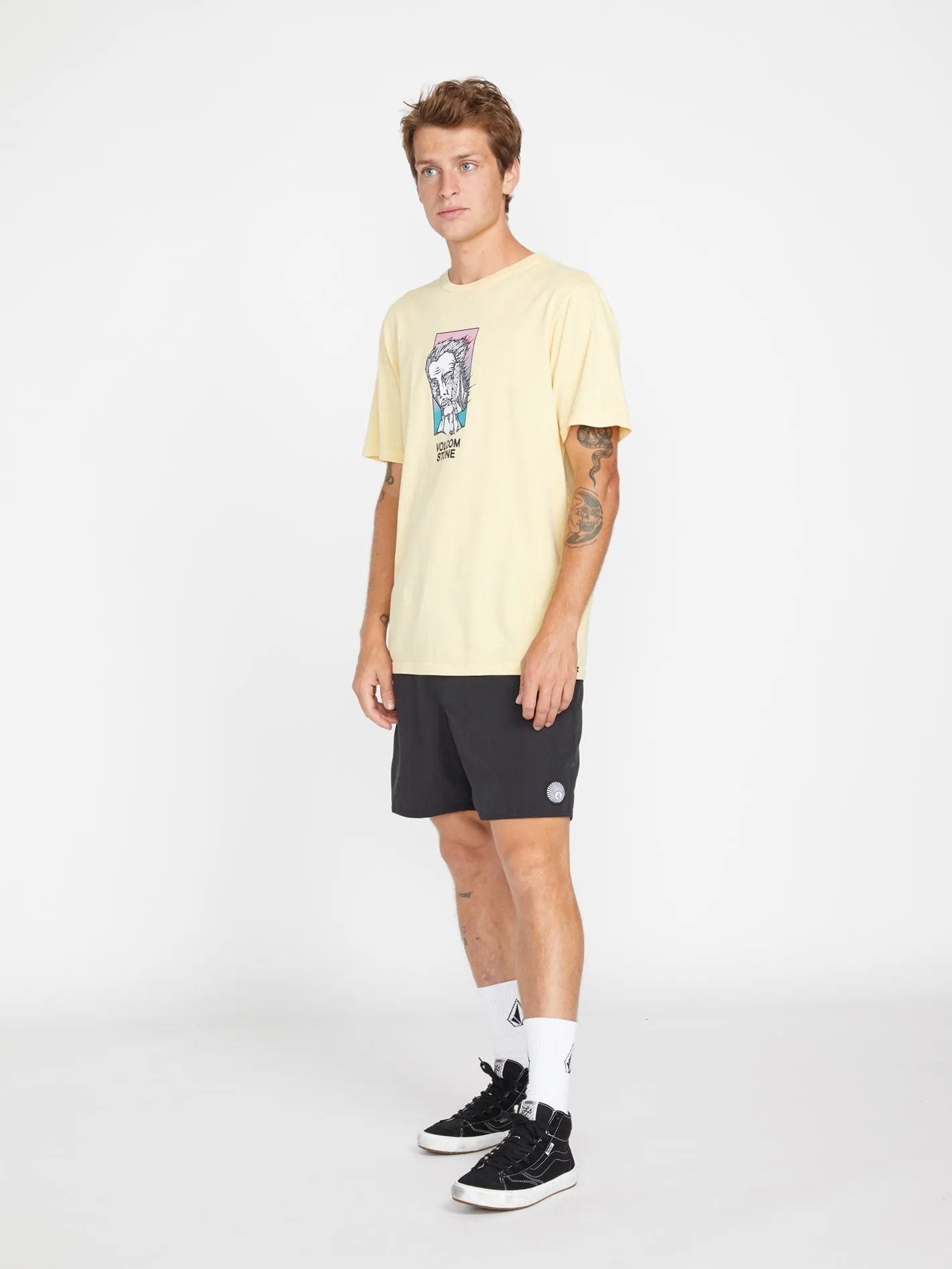 Boardshort Lido Solid 16" - BLACK