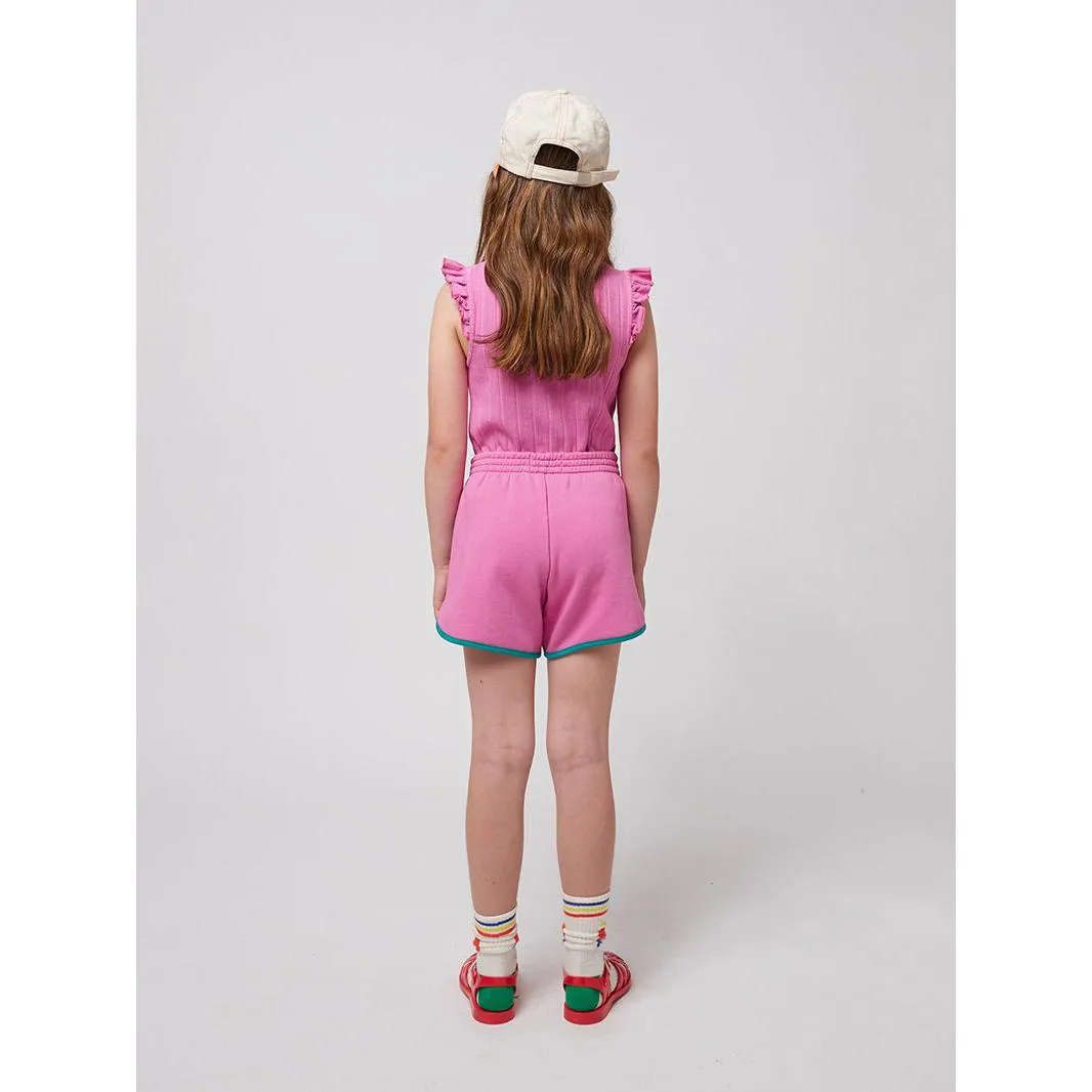 Bobo Choses - Pink colour block shorts