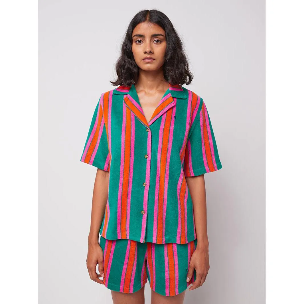 Bobo Choses Woman - Stripes terry shorts