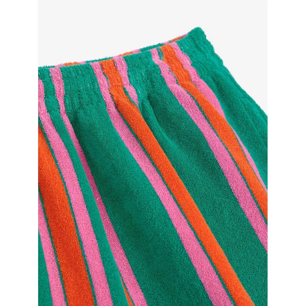 Bobo Choses Woman - Stripes terry shorts