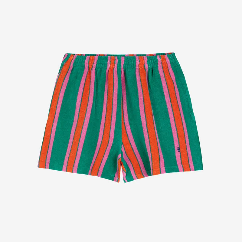 Bobo Choses Woman - Stripes terry shorts