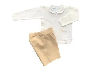 Boys Beige Short Set