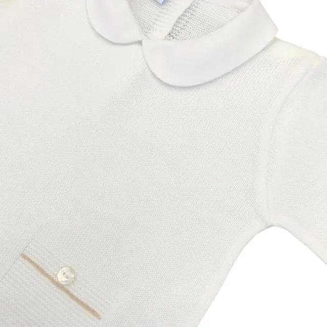 Boys Beige Short Set