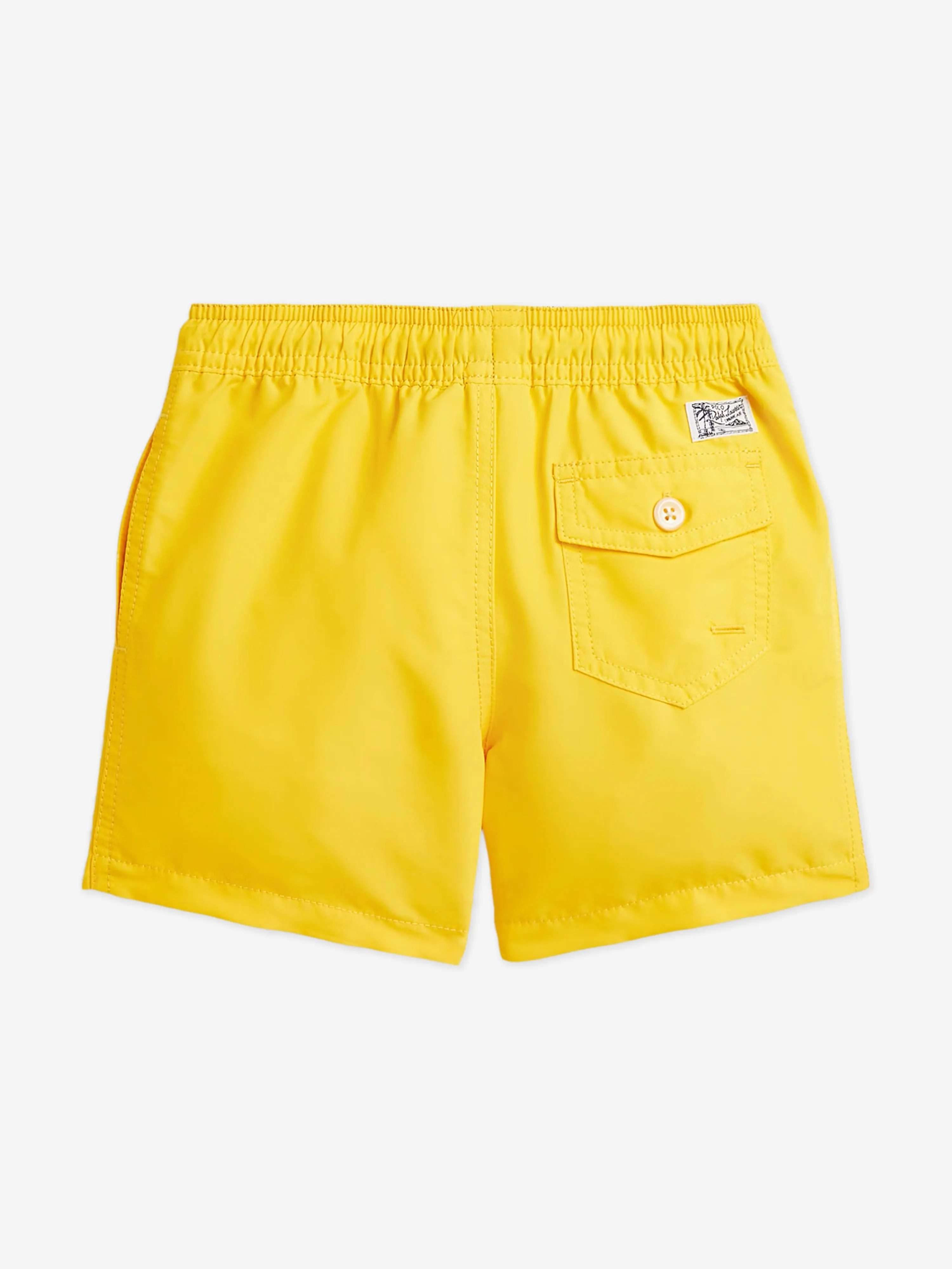 Boys Logo Swim Shorts in Yellow