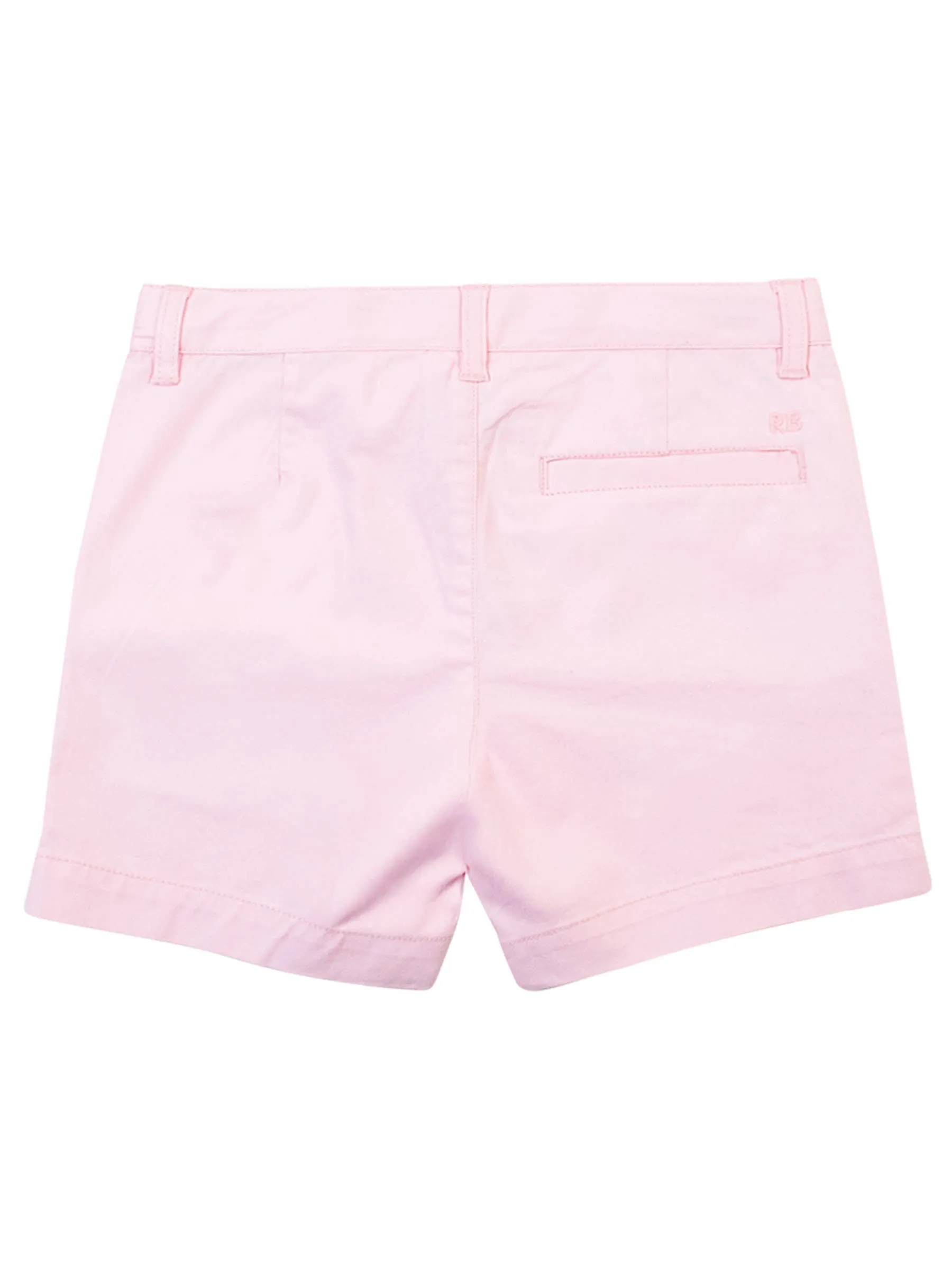 Boys Pink Stretch Chino Shorts