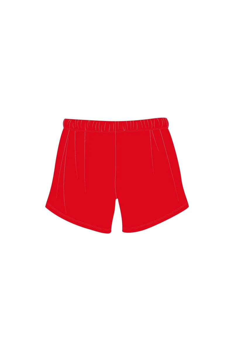 Boys Red Matt MAG Shorts