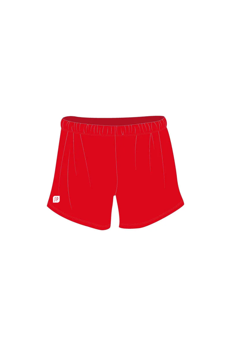 Boys Red Matt MAG Shorts