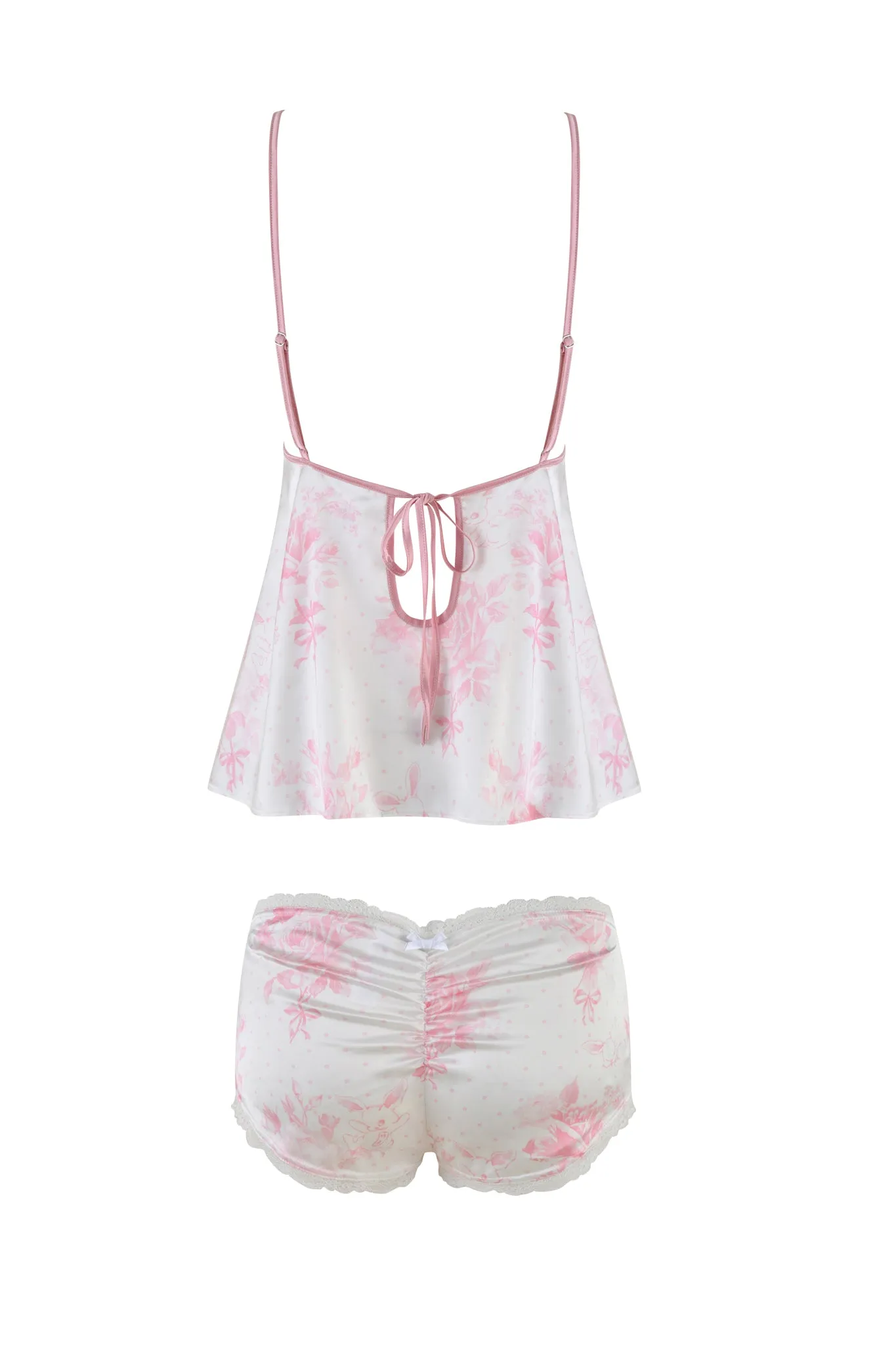 BRIDGET CAMI 2 PIECE SET - PINK : FLORAL