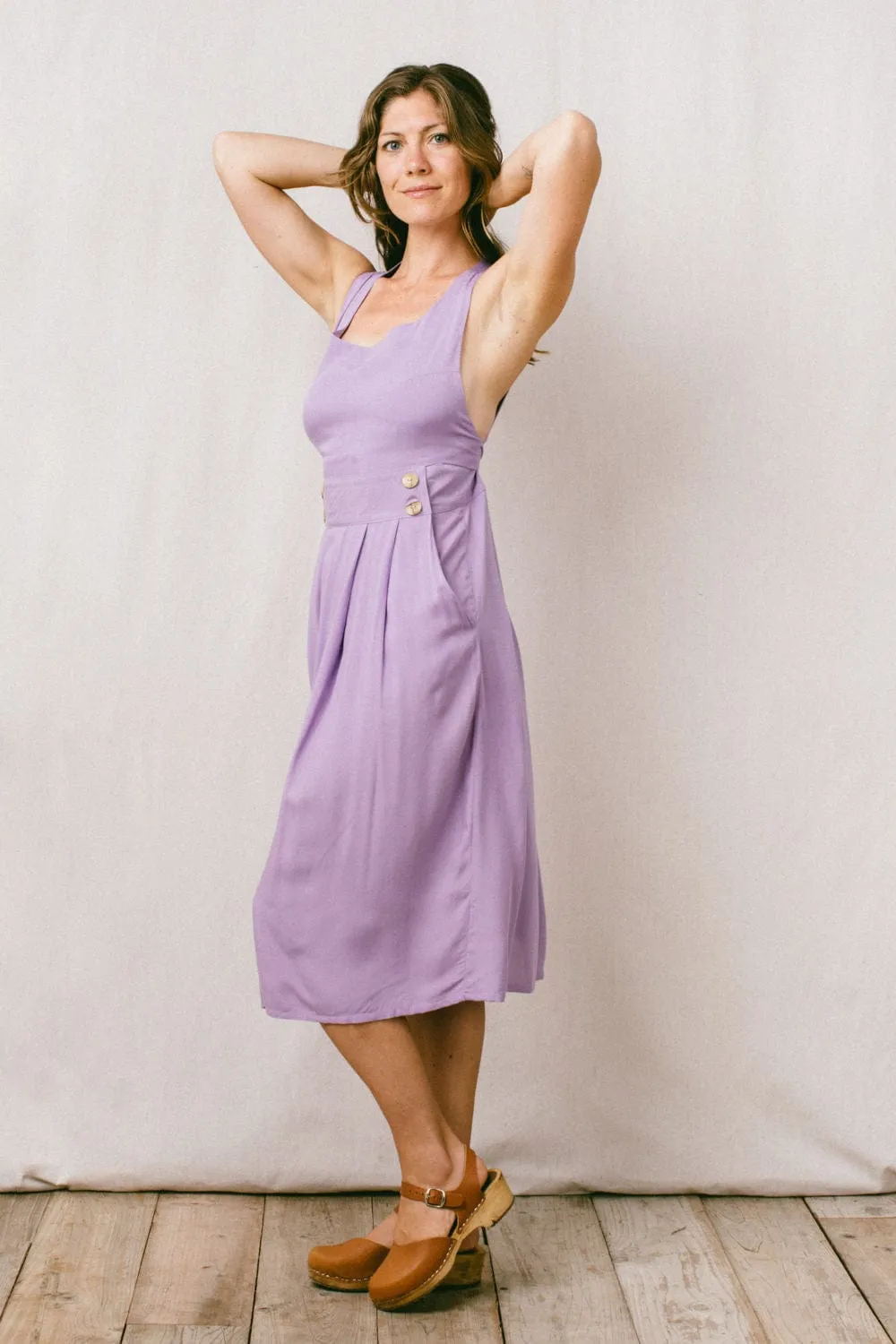 Brigid Jumper in Lilac Challis