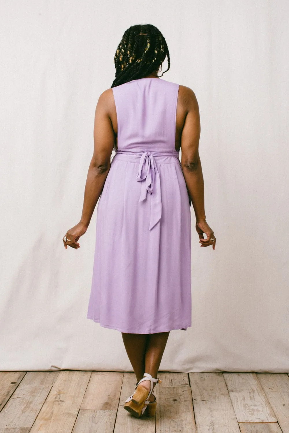Brigid Jumper in Lilac Challis