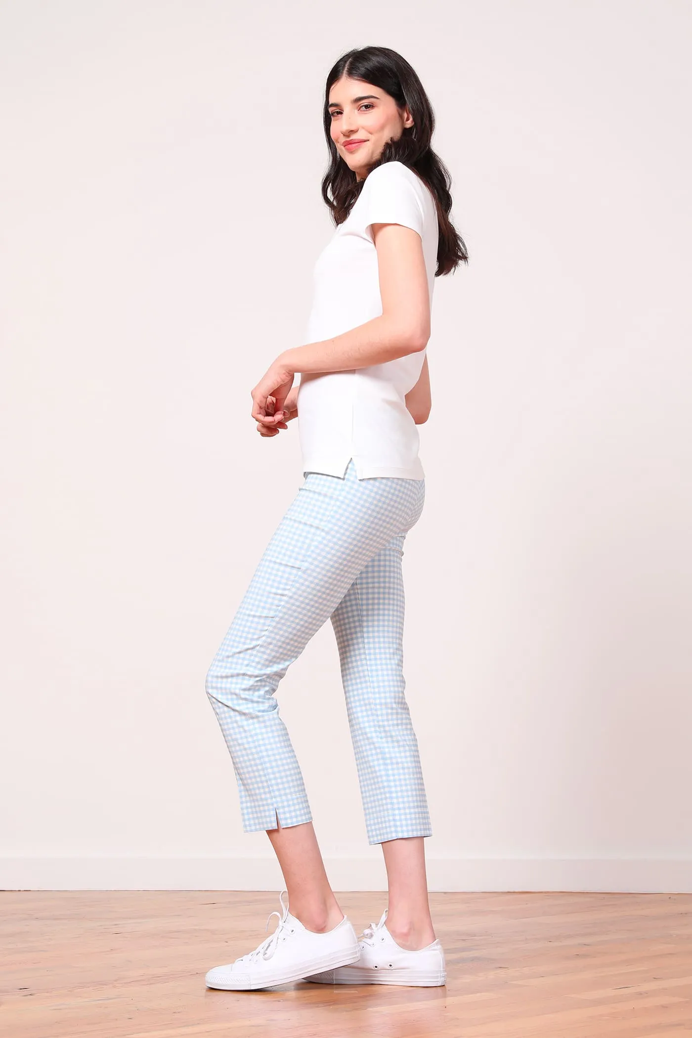 BRIGITTE Check Baby Blue