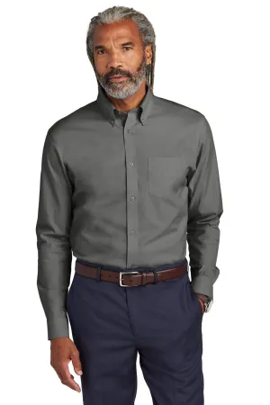 Brooks Brothers Tall Wrinkle-Free Stretch Pinpoint Shirt TBB18000 Deep Black Tall