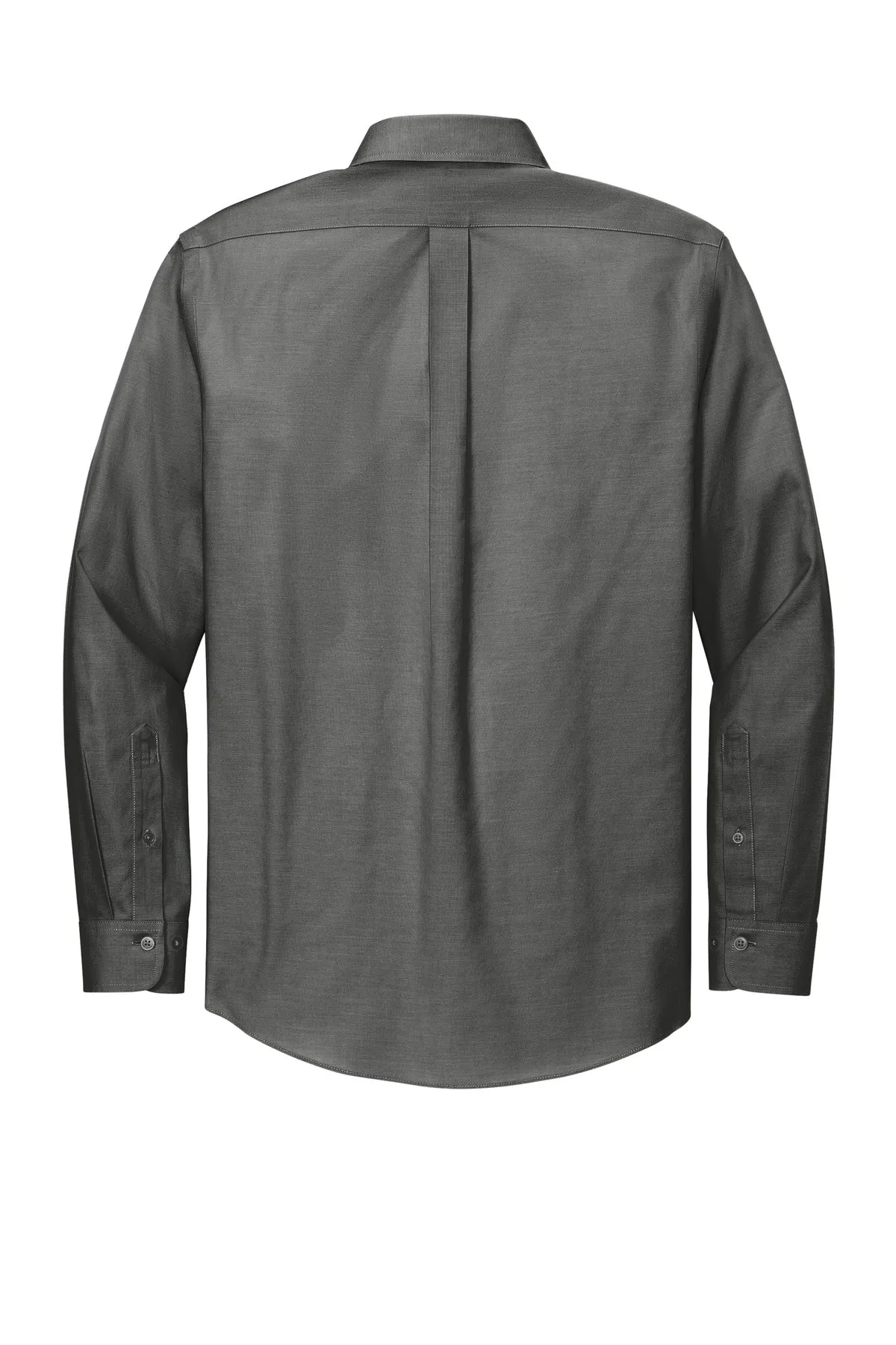 Brooks Brothers Tall Wrinkle-Free Stretch Pinpoint Shirt TBB18000 Deep Black Tall