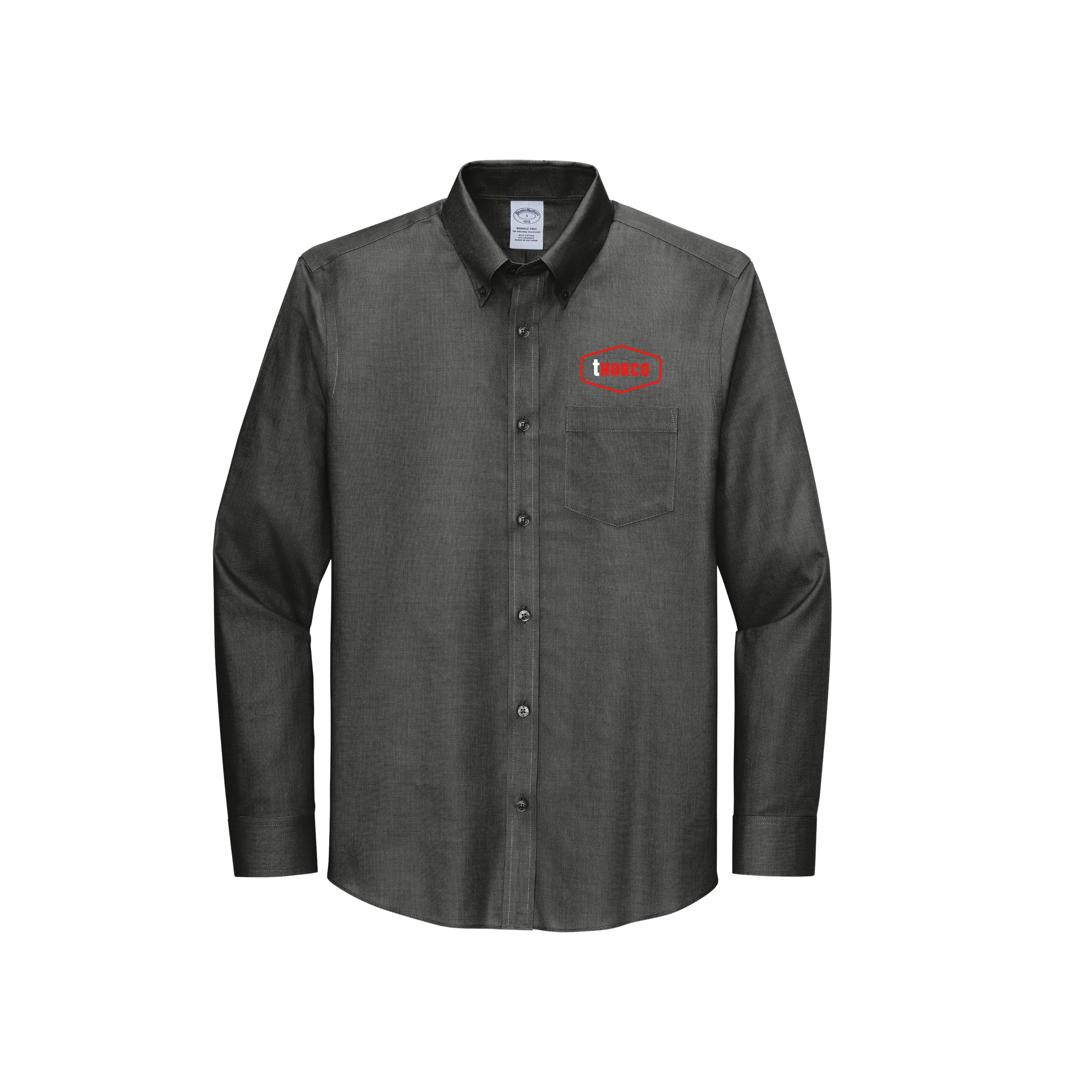 Brooks Brothers - Wrinkle-Free Stretch Nailhead Shirt. BB18002.