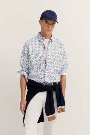Bugatti Modern Fit Casual Print Pattern Shirt