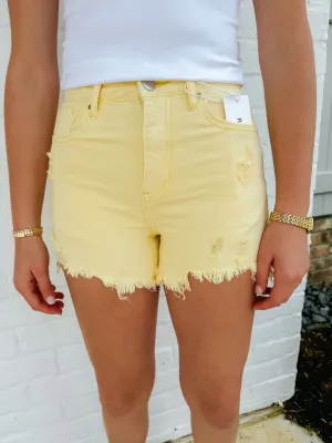 Butter Yellow Shorts