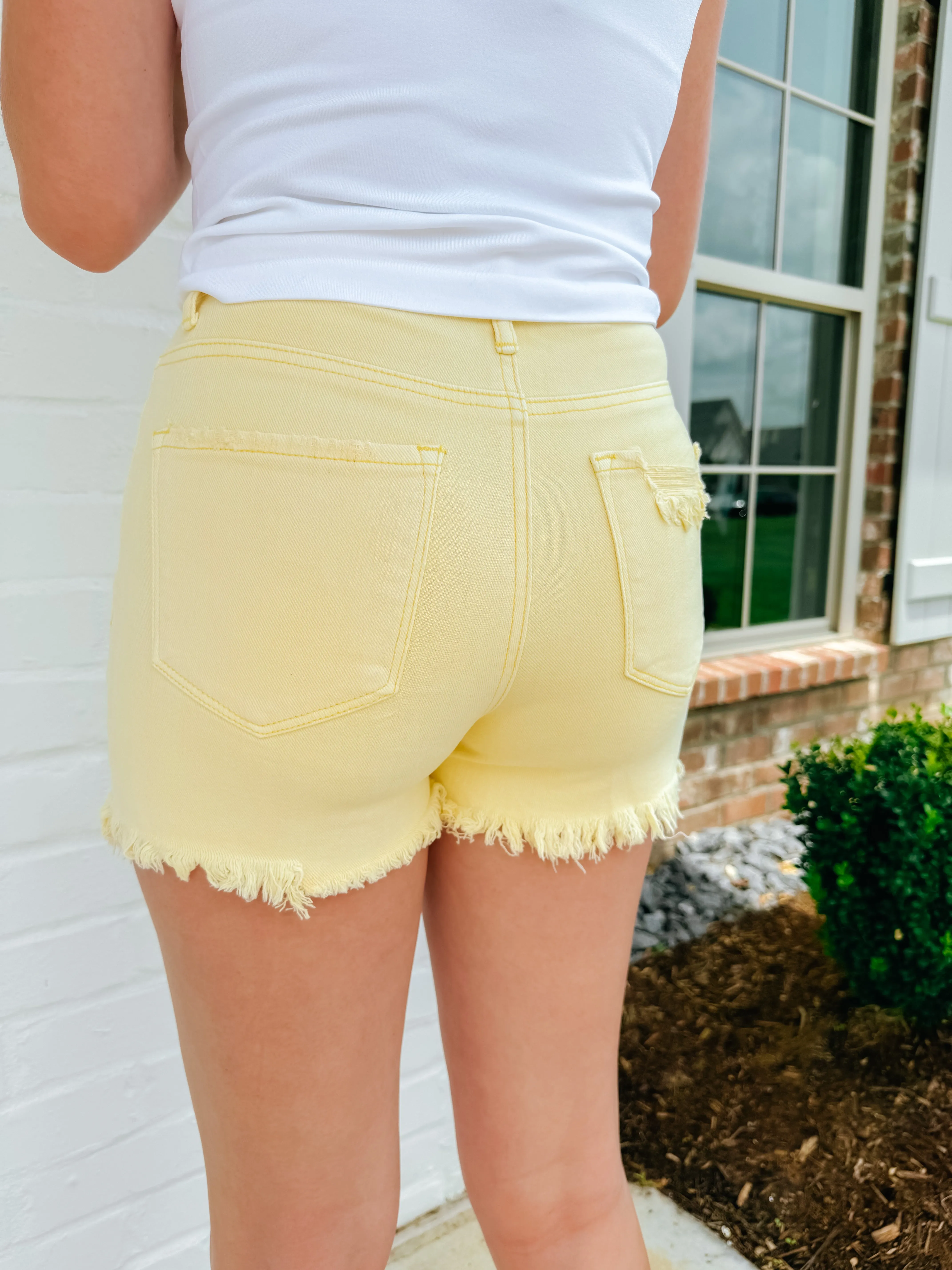Butter Yellow Shorts