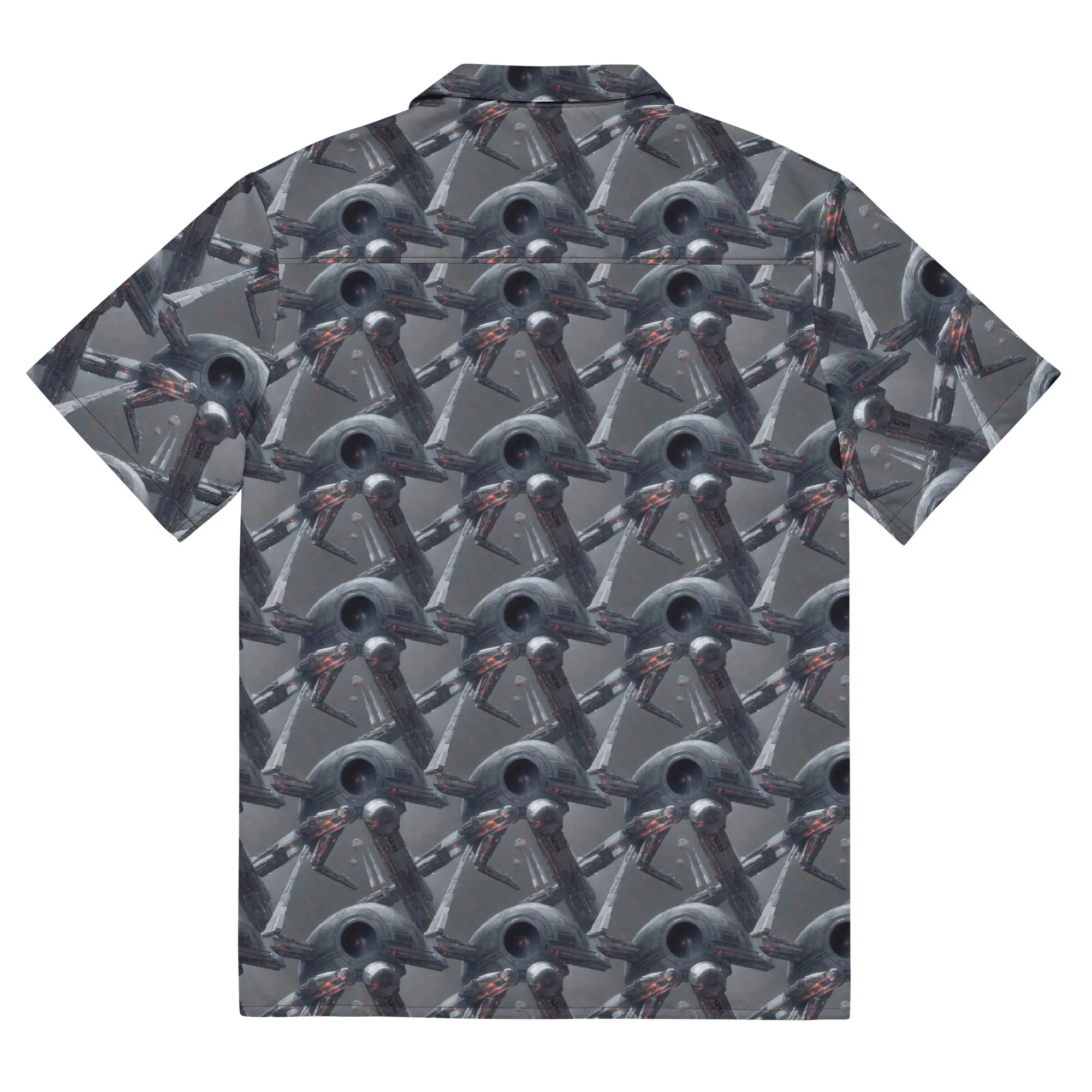 Button Shirt - Abstract, Psychedelic, Sharp Focus, Dain Yoon, Cornelis Pietersz Bega
