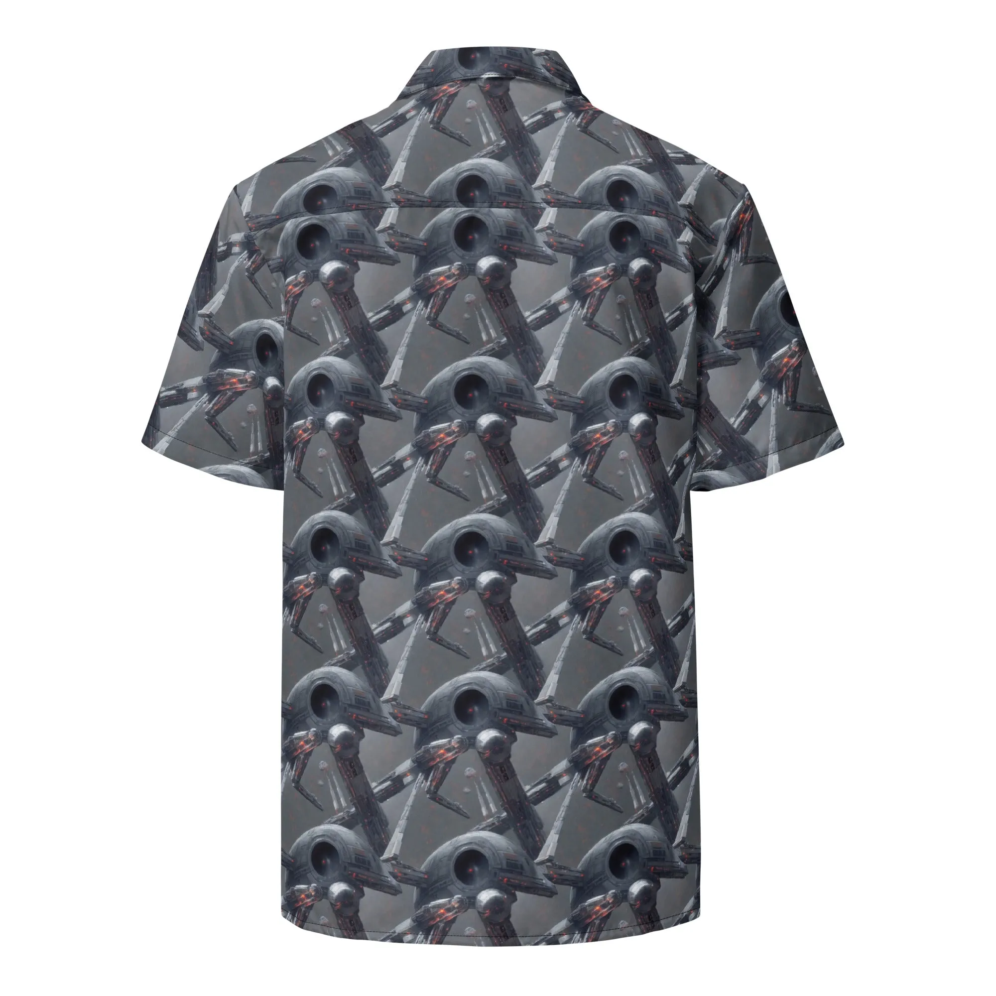 Button Shirt - Abstract, Psychedelic, Sharp Focus, Dain Yoon, Cornelis Pietersz Bega