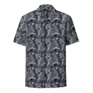 Button Shirt - Abstract, Psychedelic, Sharp Focus, Dain Yoon, Cornelis Pietersz Bega