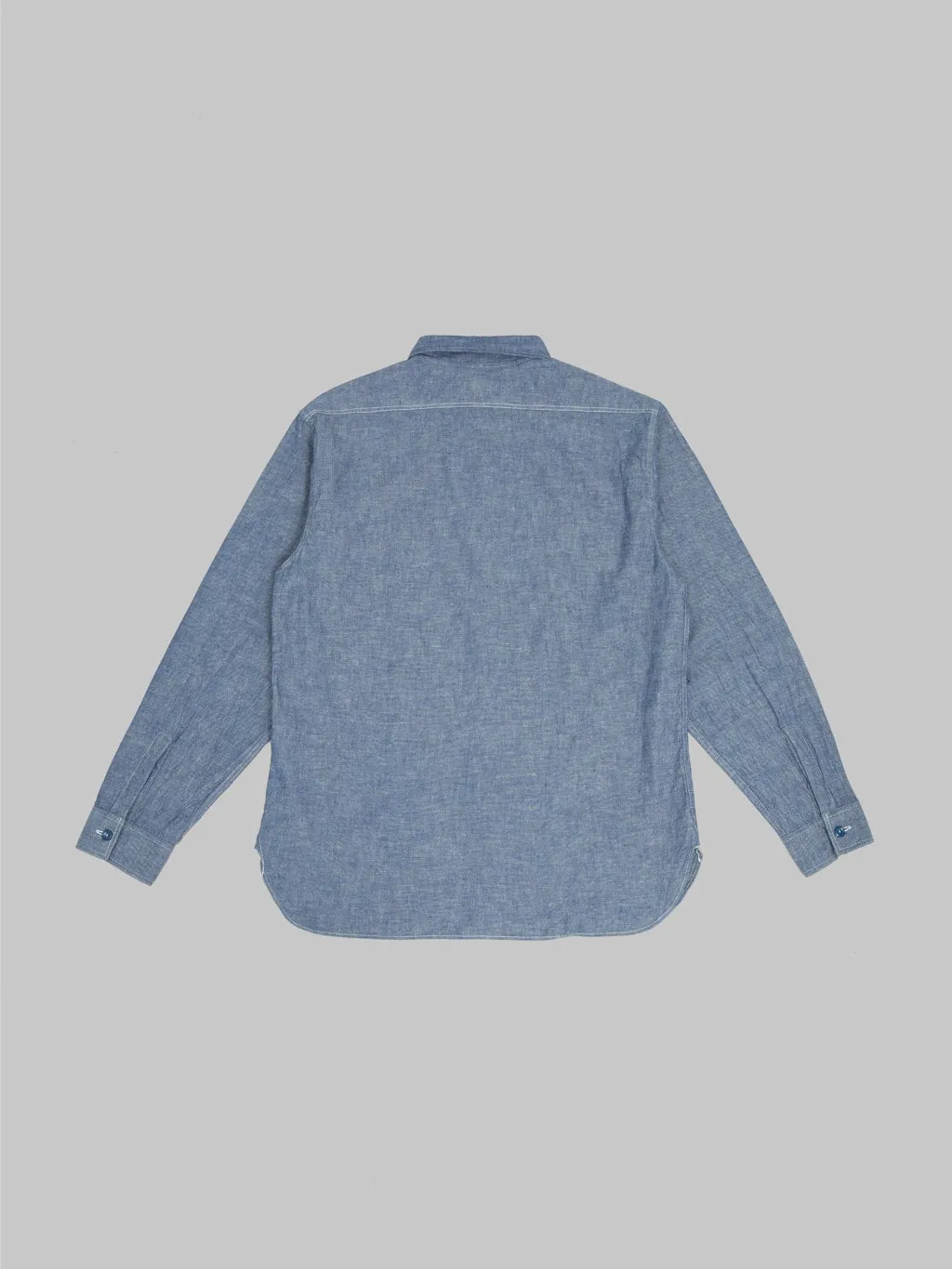 Buzz Rickson's BR25995 Blue Chambray Work Shirt