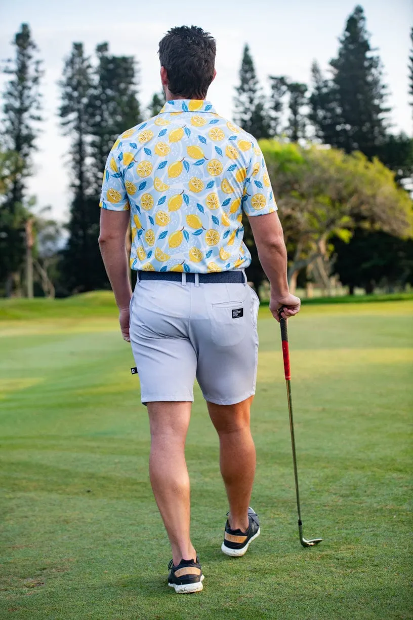 CA Flow Golf Shorts | Light Grey