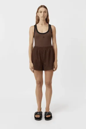 CAMILLA & MARC Agna Lace Shorts - Mocha