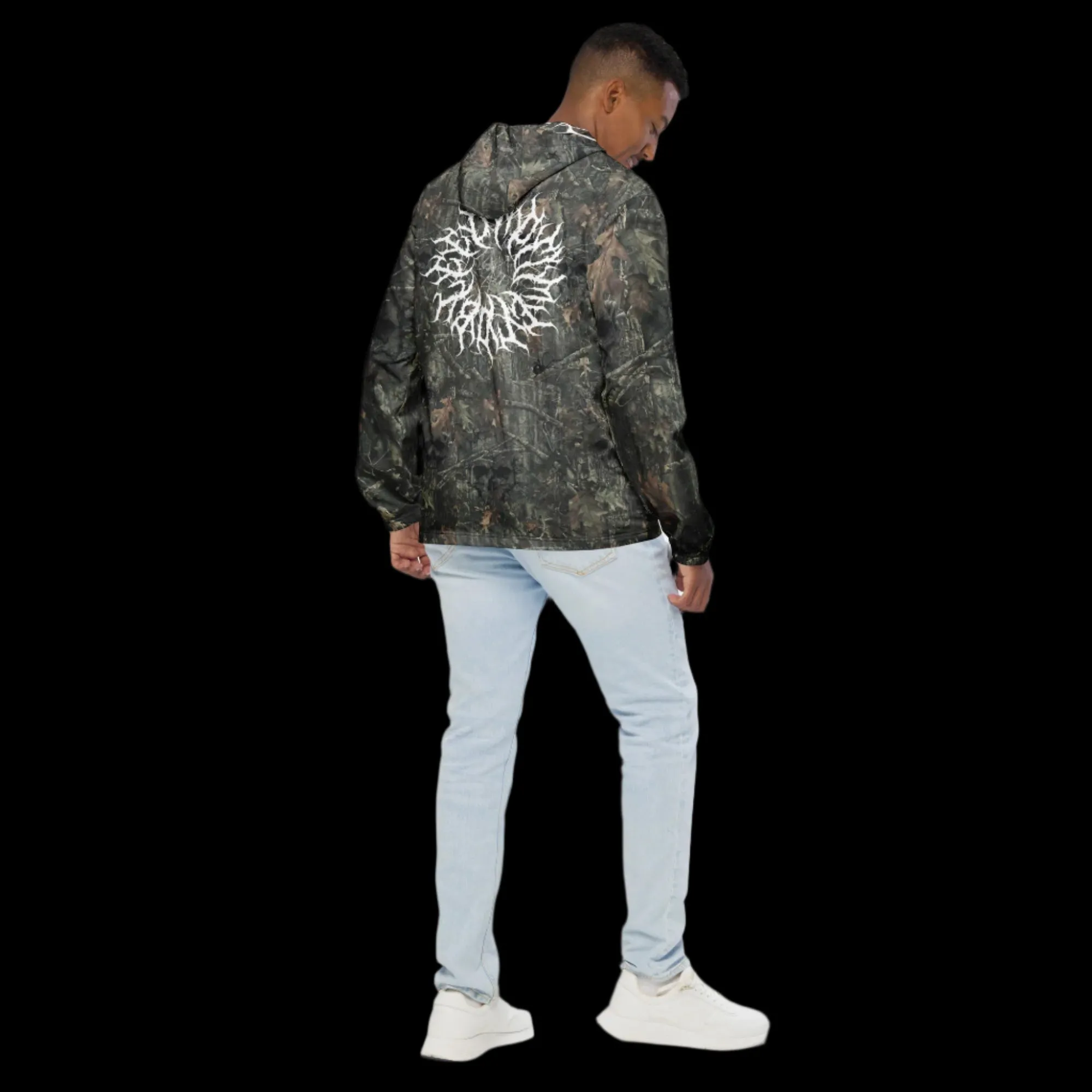 camo skull windbreaker