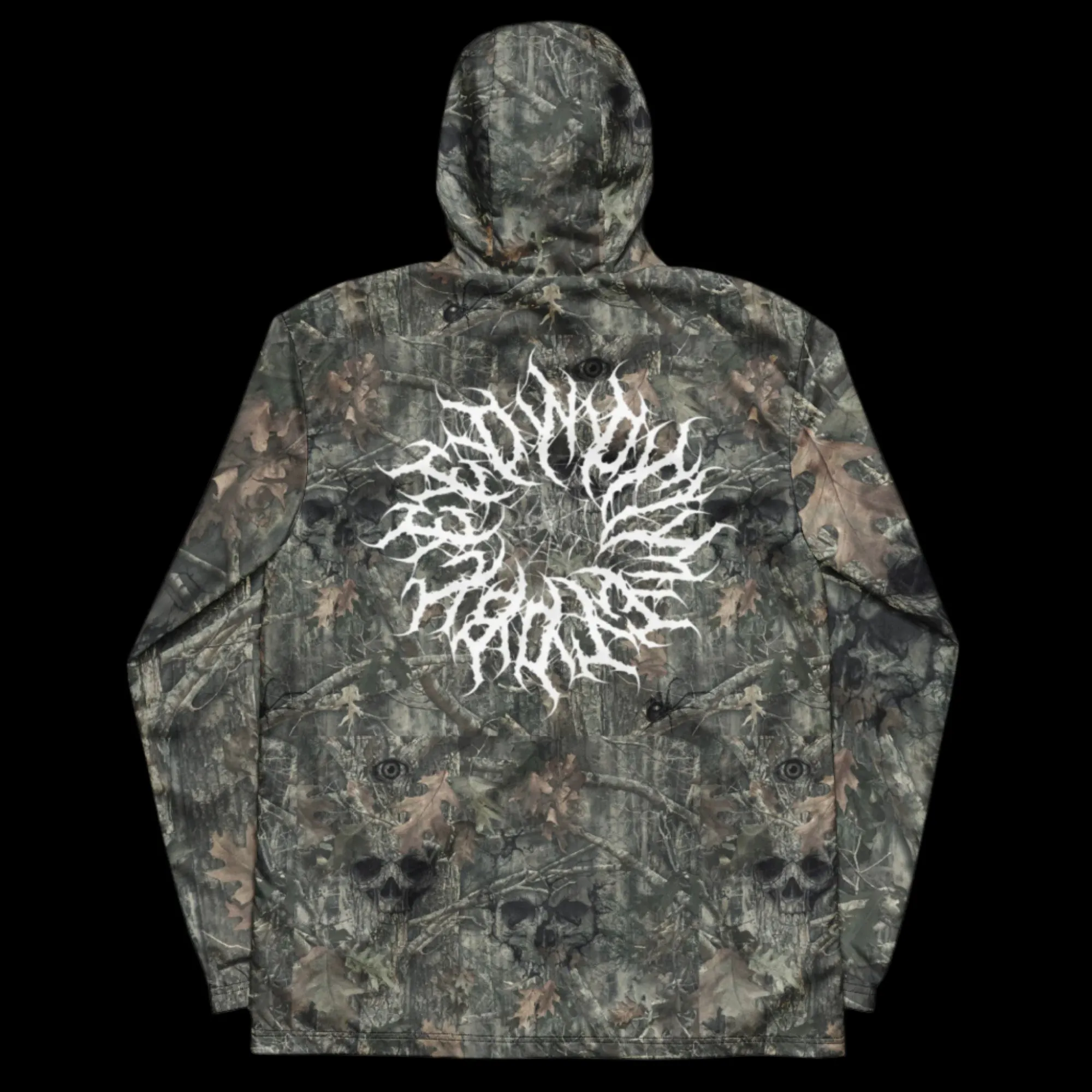 camo skull windbreaker