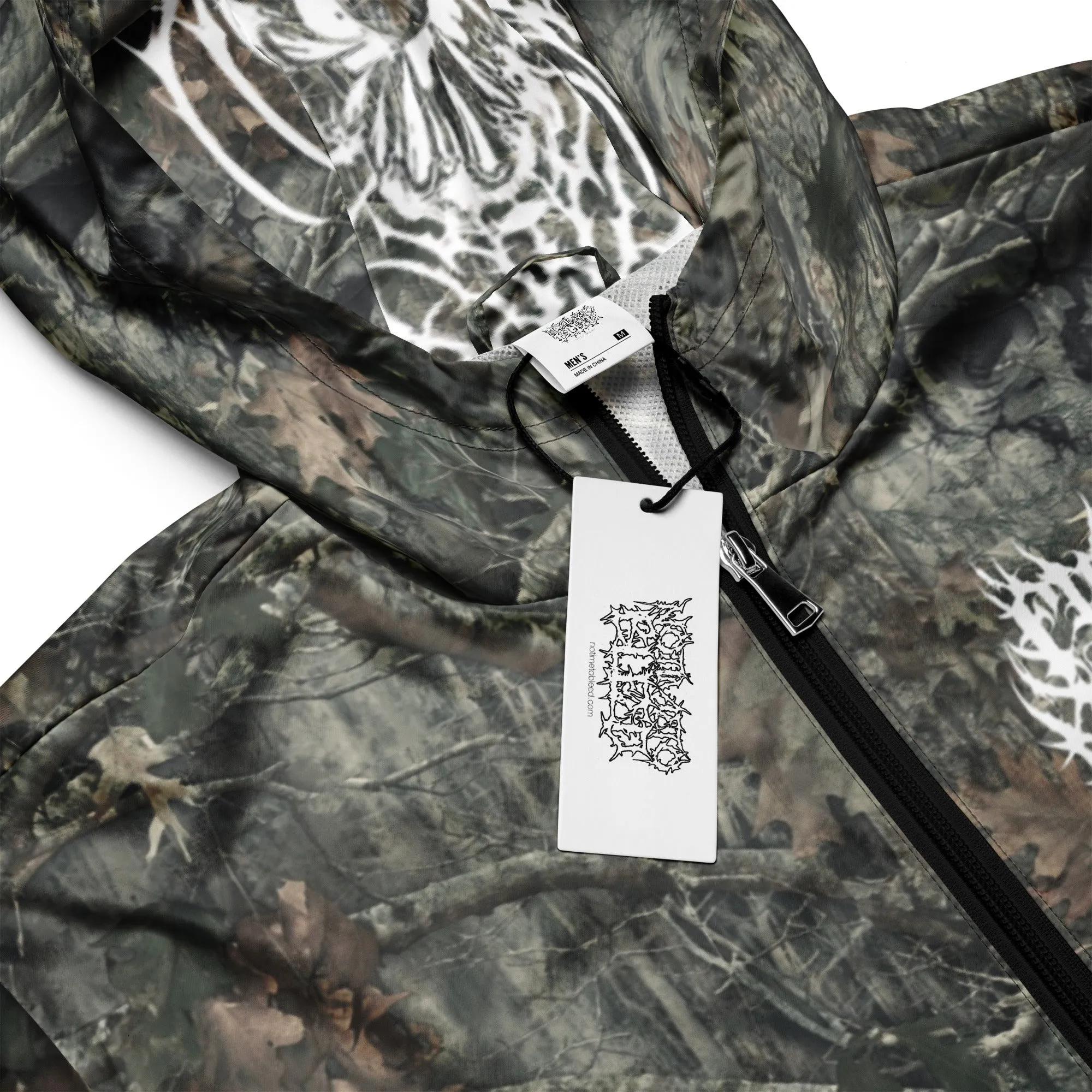 camo skull windbreaker