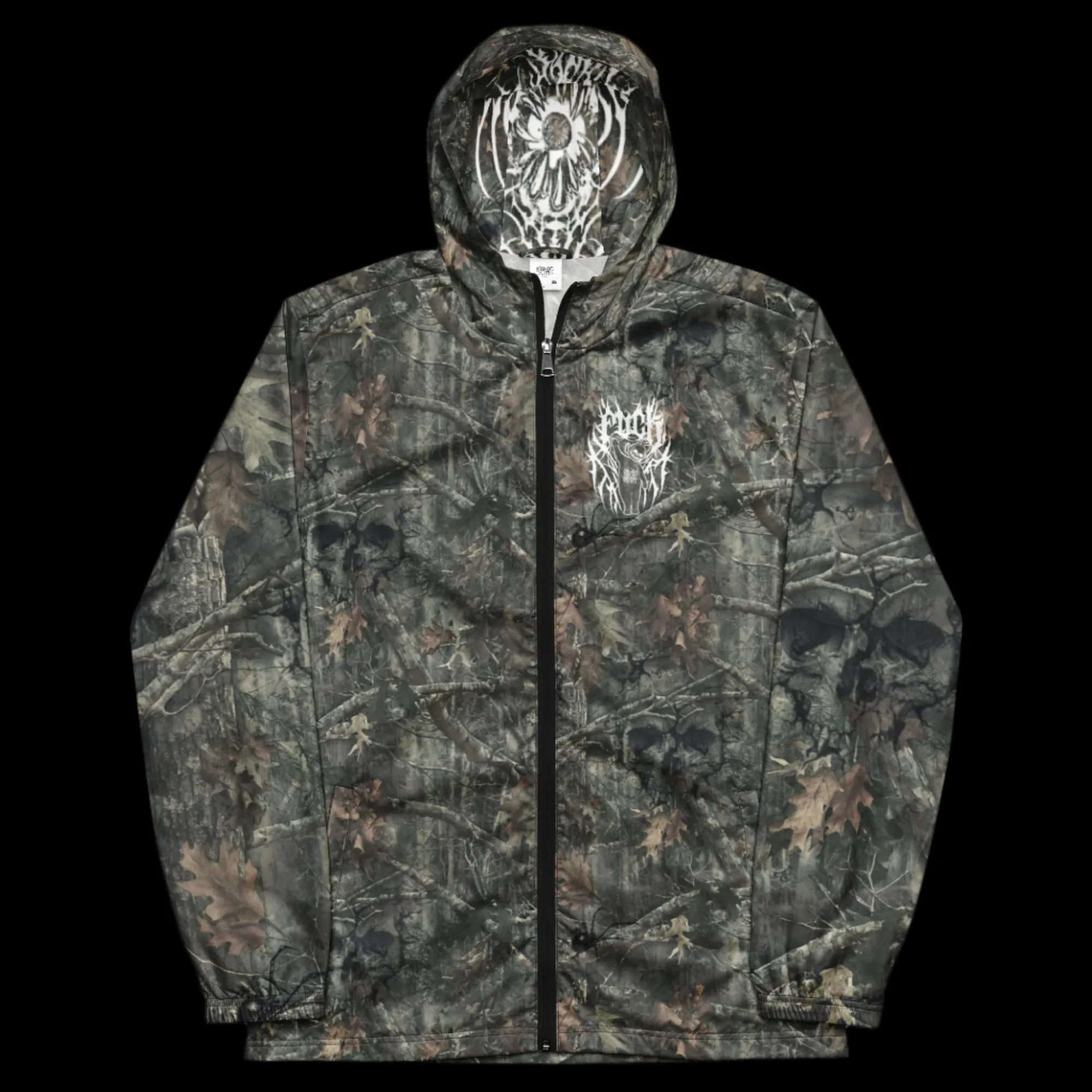 camo skull windbreaker
