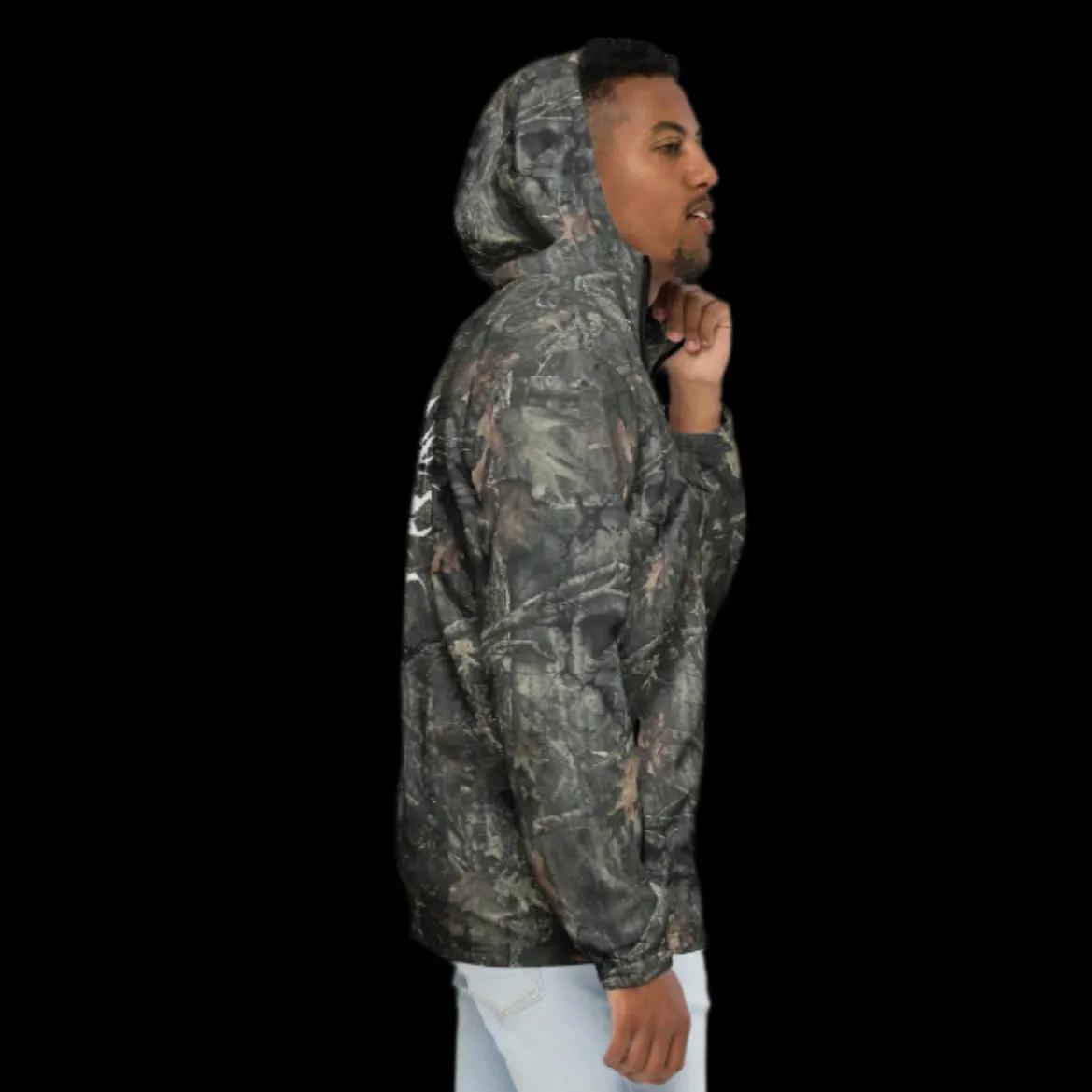 camo skull windbreaker