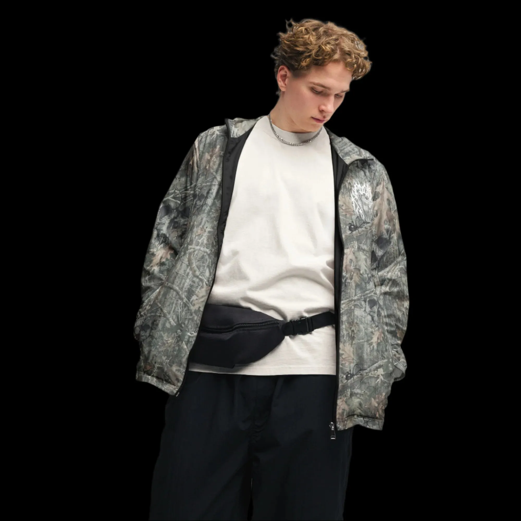 camo skull windbreaker