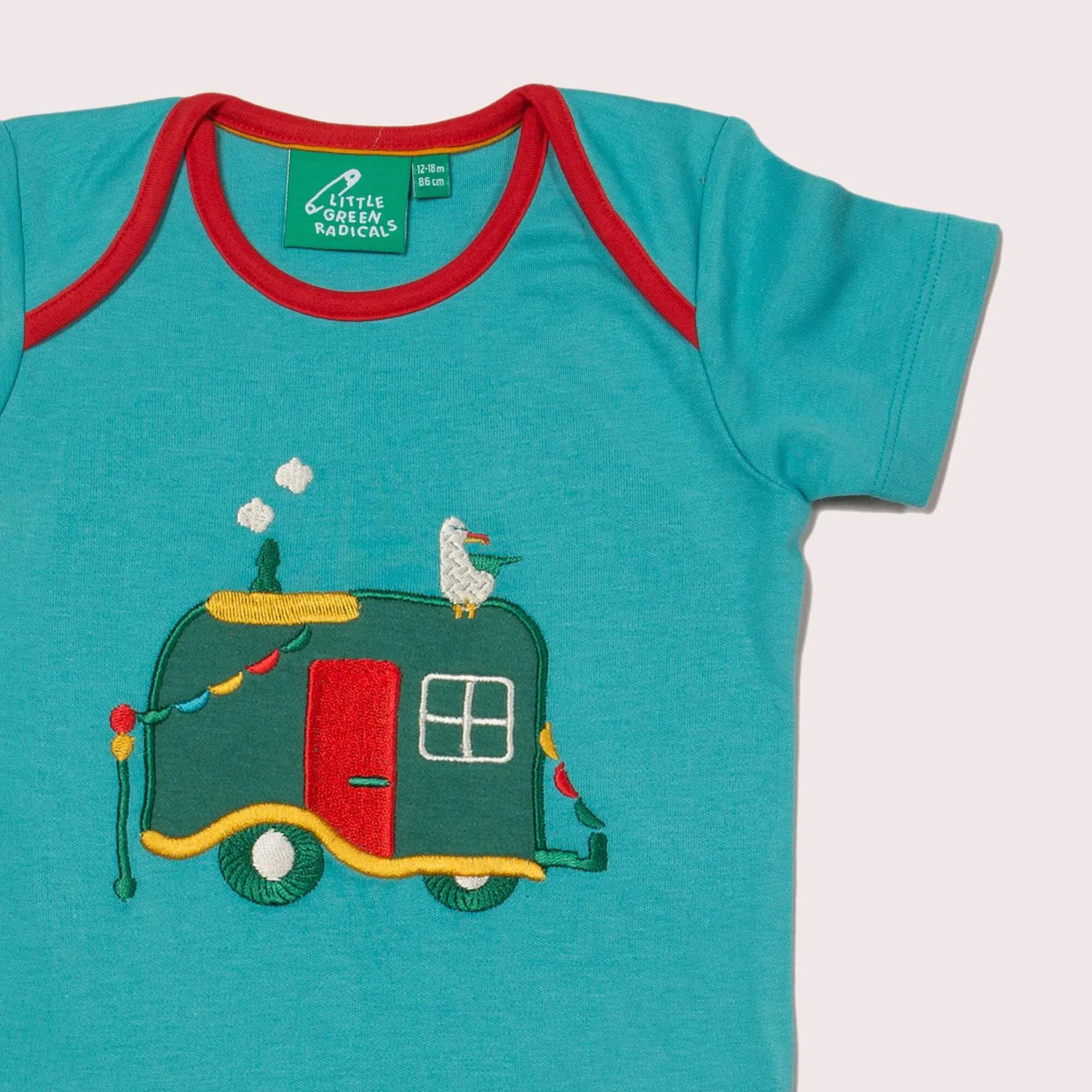 Campervan Adventures Applique Short Sleeve T-Shirt