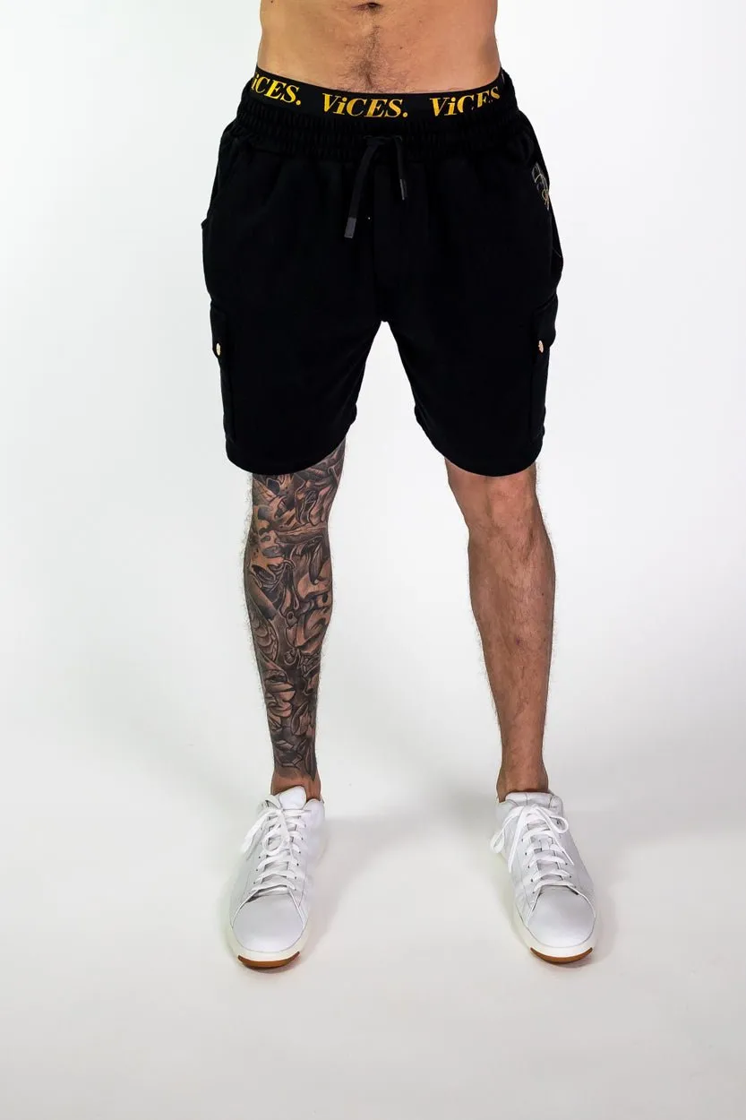 Cargo Shorts (Black)