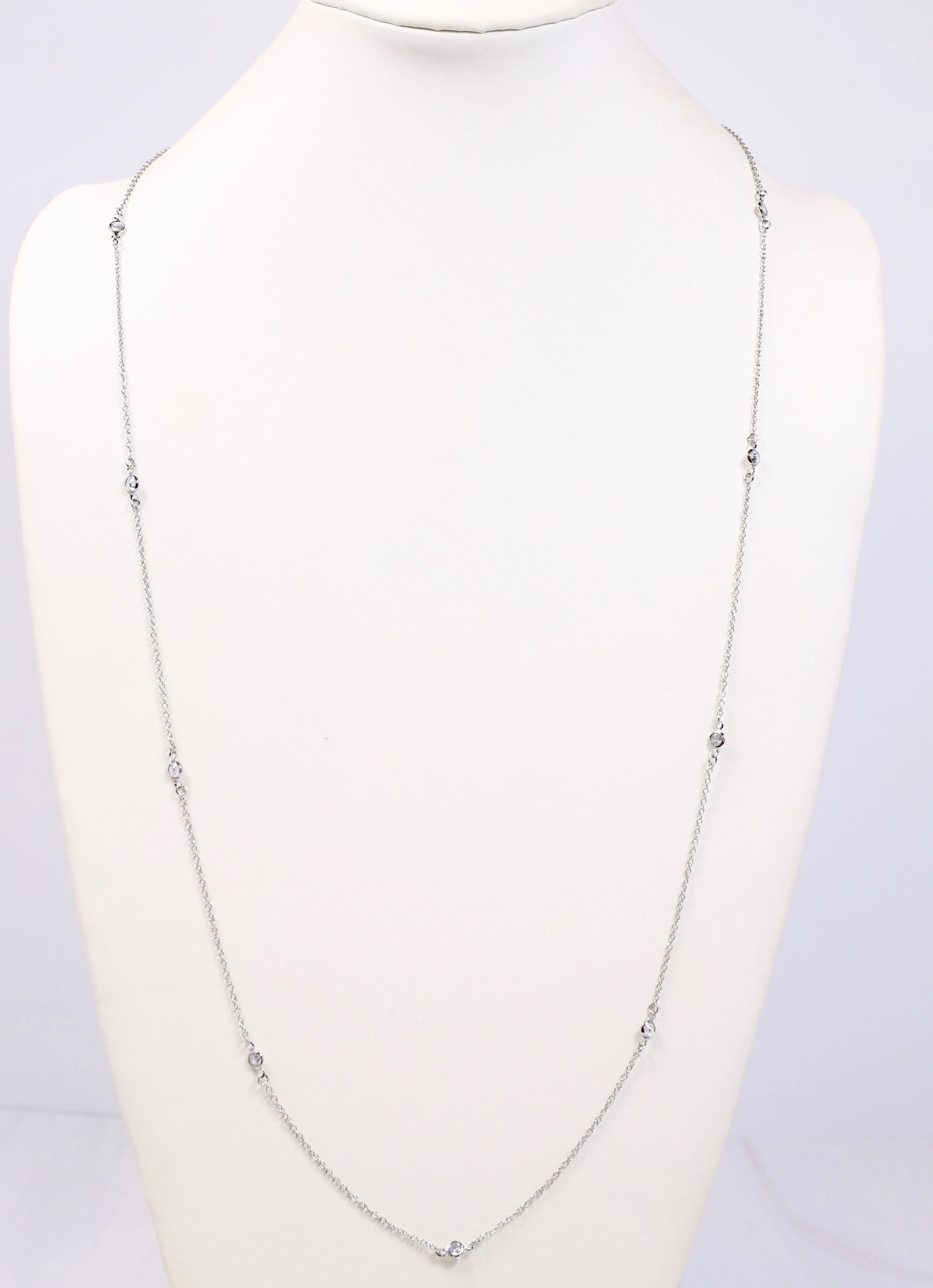 Carleton CZ Necklace SILVER